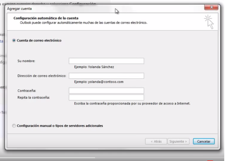 Configura tu correo