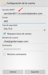 Configuración Android