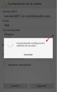 Configuración de Gmail en Android