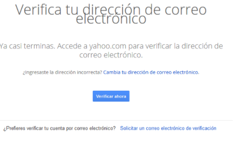 Verificar la dirección de correo electrónico