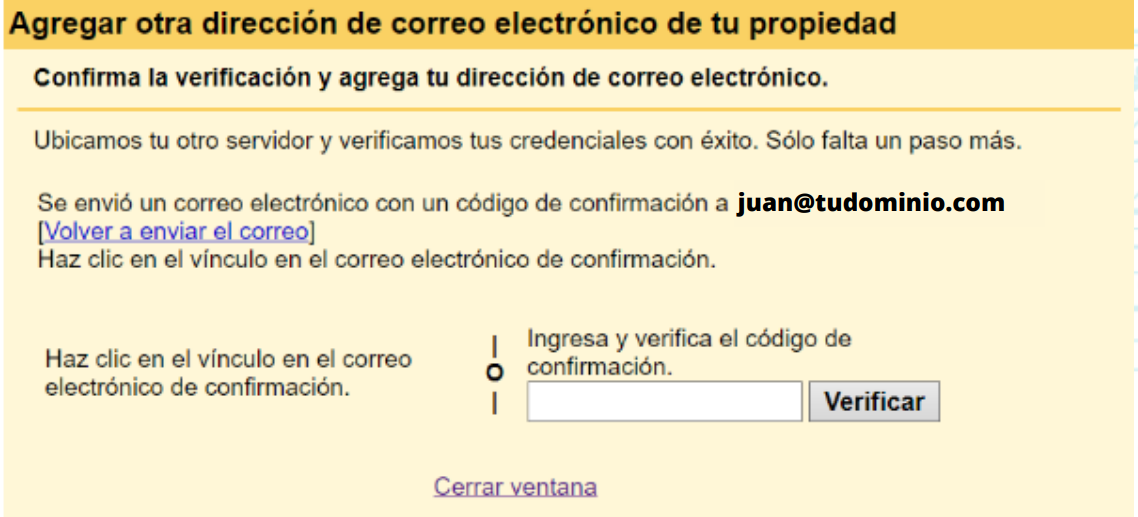 Confirmar verificación