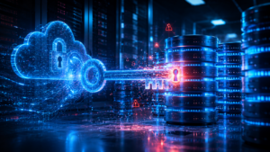 Ilustración de la vulnerabilidad en Azure Cosmos DB con una clave maestra que abre bases de datos